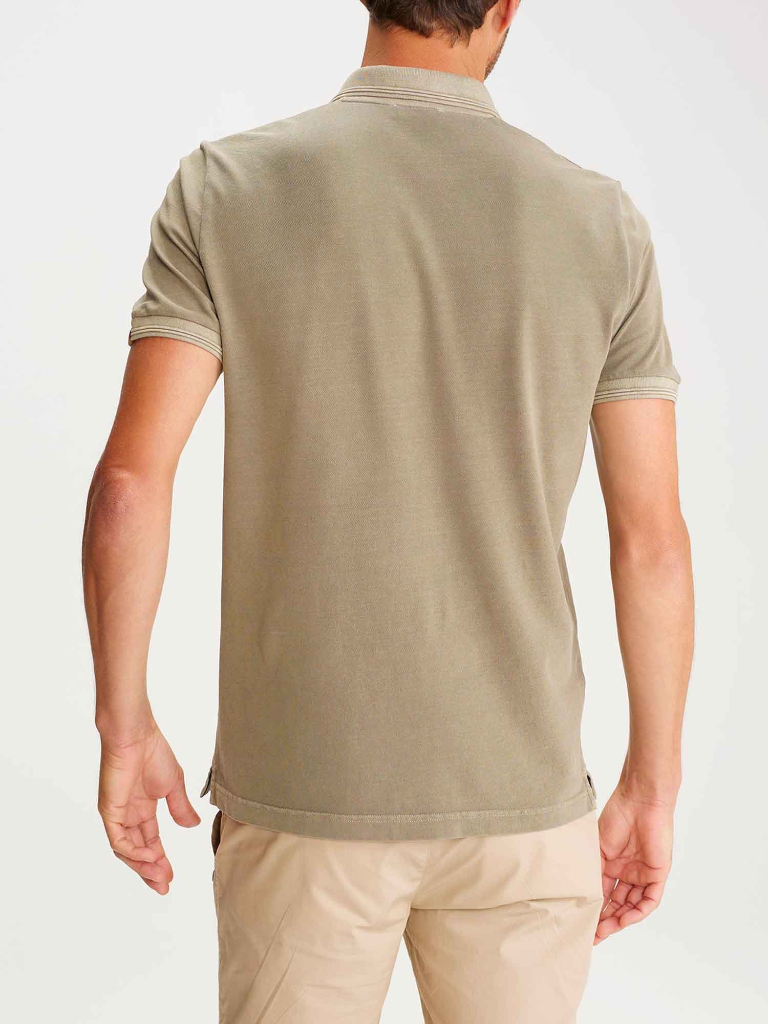 Polo Homme Manches Courtes Kaki