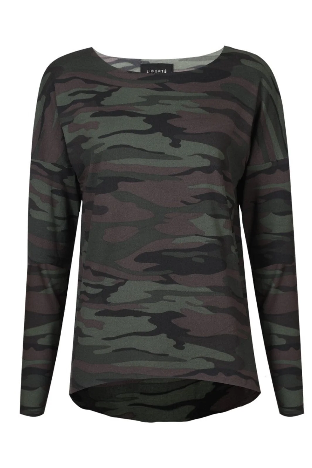 Liberte Alma-Ls-Top (Fleece) usty camo dark brown