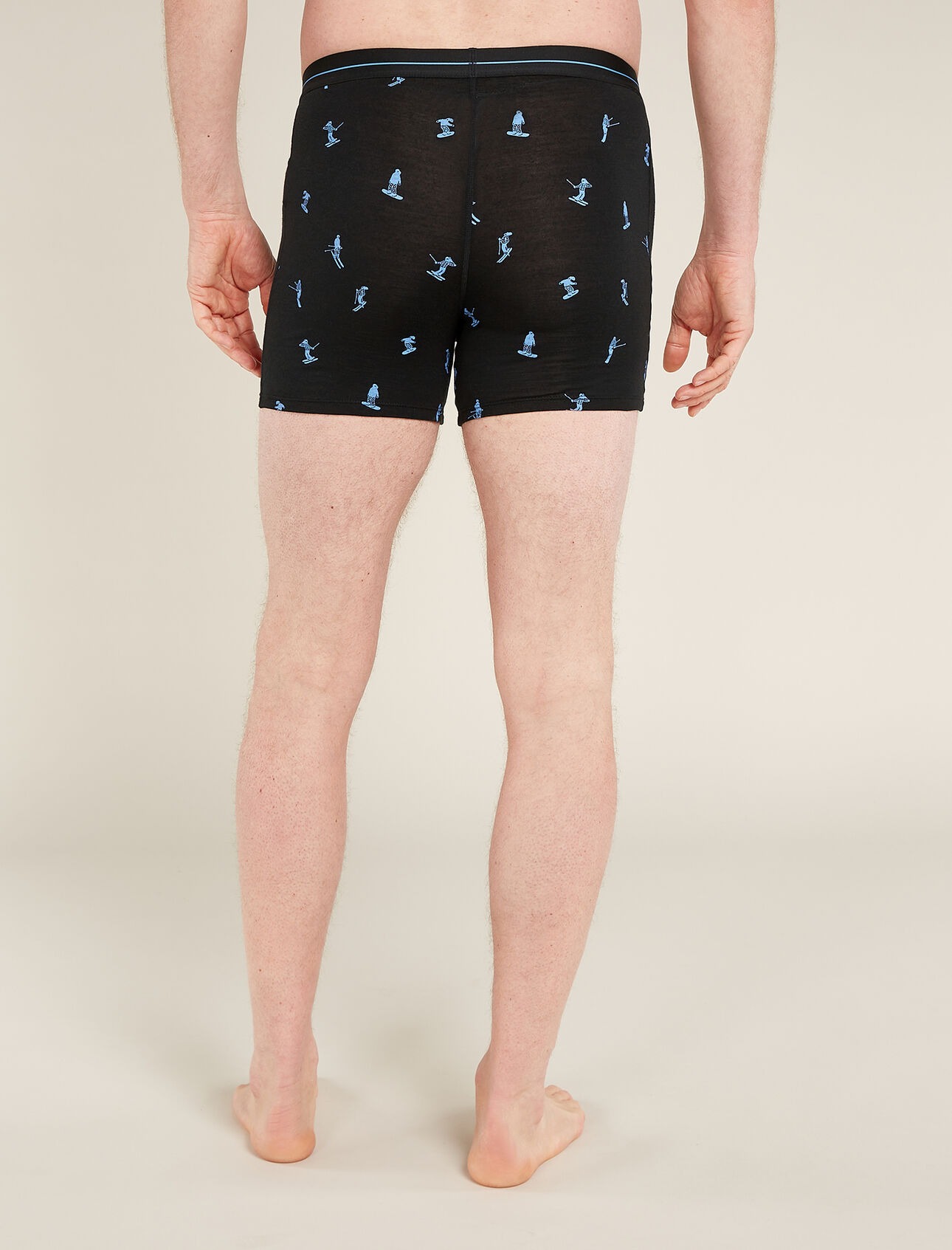 Merino 150 Anatomica Boxers Ski Day Herre Black/AOP