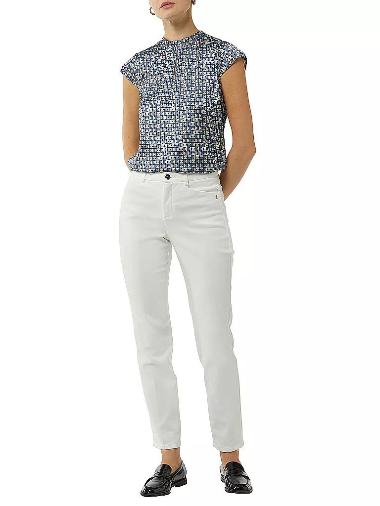 COMMA Blusenshirt blau