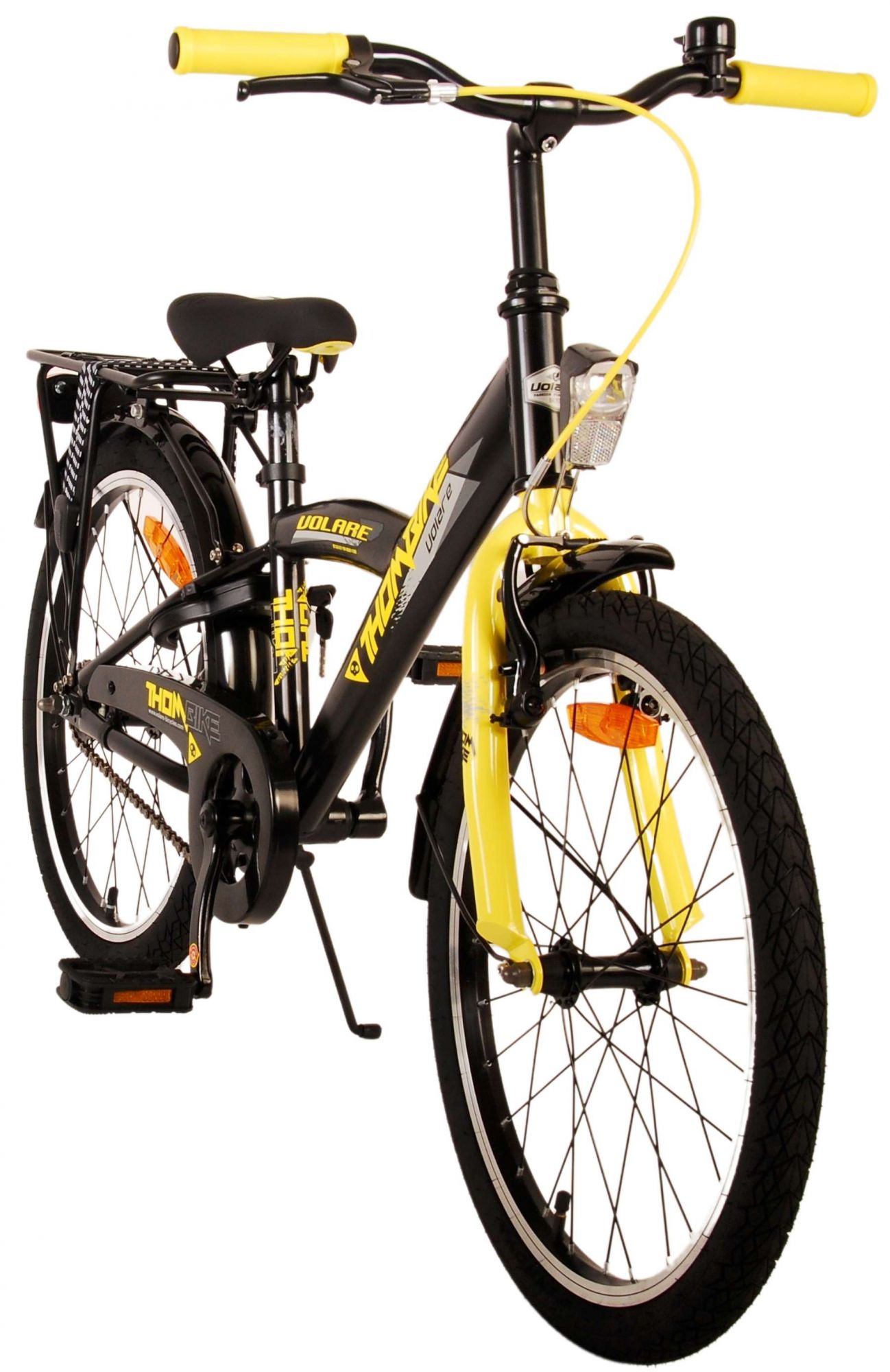 TPFSports Thombike Kinderfahrrad - Jungen - 20 Zoll - Rücktritt + Handbremsen - Schwarz/Grün