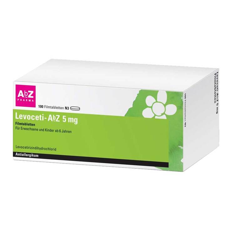 Levoceti-AbZ 5 mg Filmtabletten, 100 St