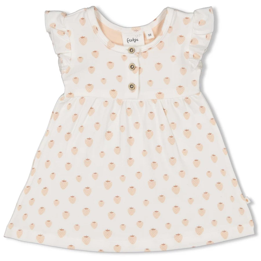 Feetje Kleid Strawberry Fields Offwhite
