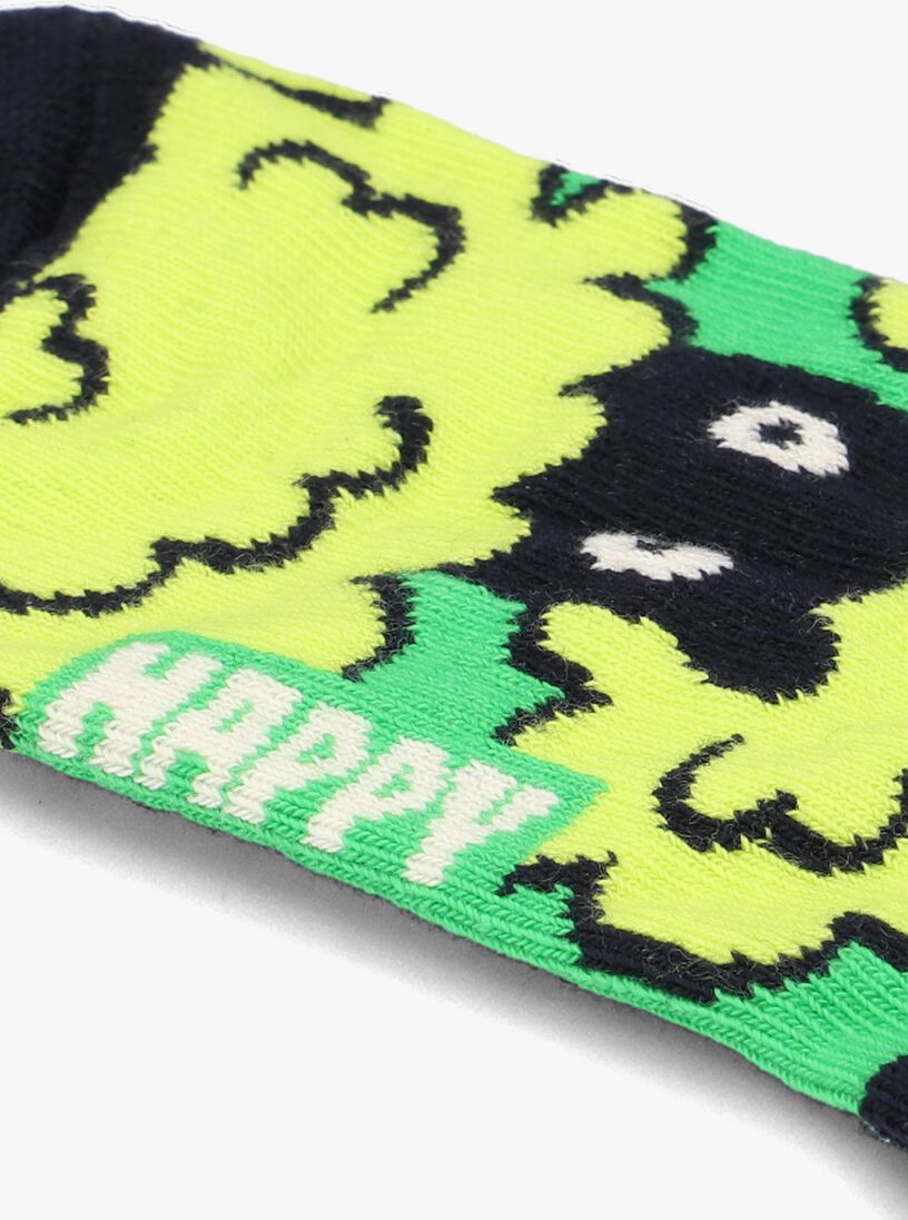 HAPPY SOCKS groene happy socks sokken kids peekaboo