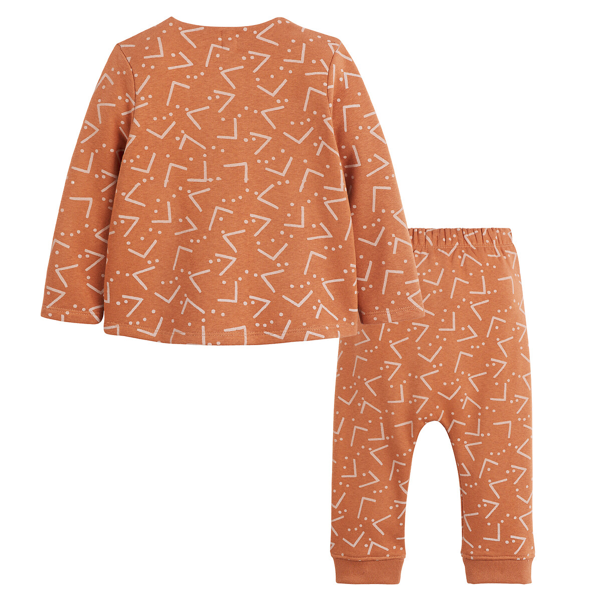 COLEÇÃO LA REDOUTE<br>Conjunto de 2 peças, jaqueta e calça em fleece