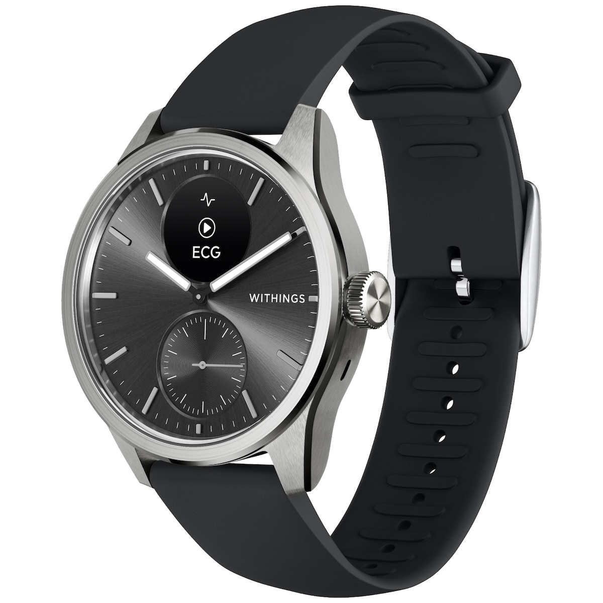 Withings ScanWatch 2 hybrid smartklokke 42mm (sort)
