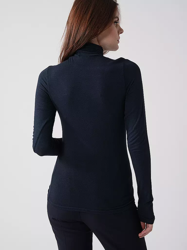 TELA Rollkragenshirt MATHILDE dunkelblau