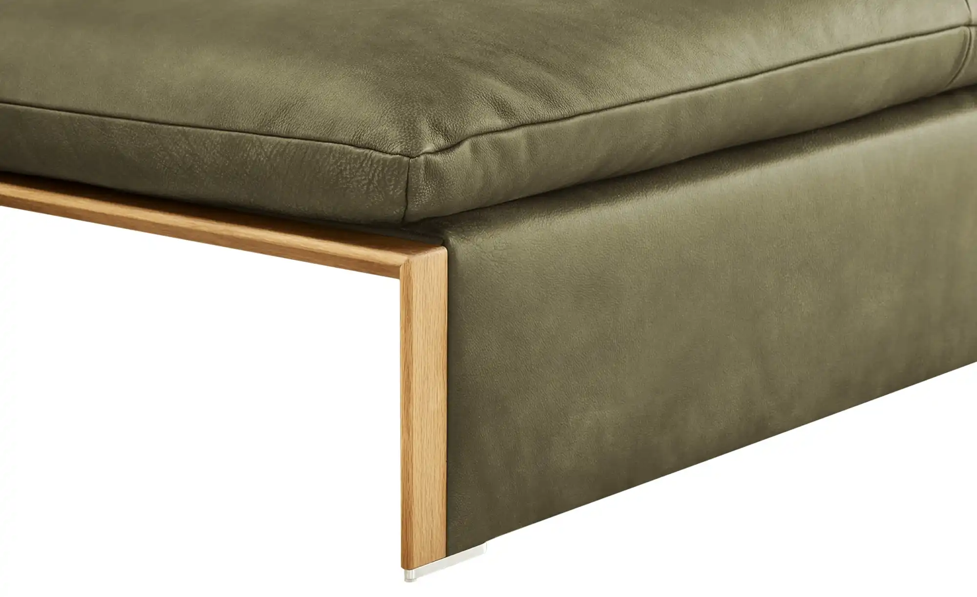 KOINOR  Leder-Ecksofa mit Massivholzrahmen aus Wildeiche Humfrey