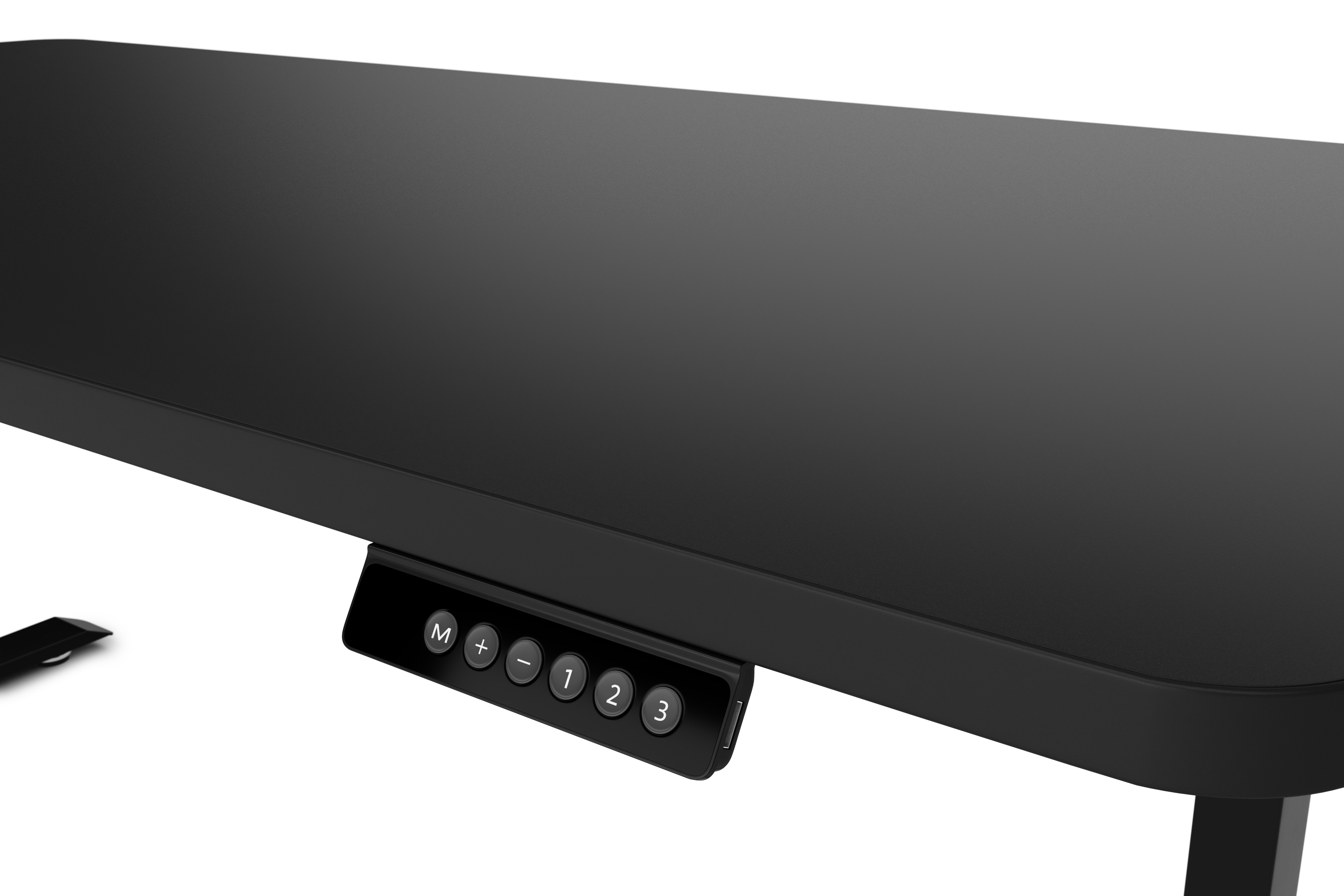 Stehpult elektrisch PREMIUM schwarz 160 x 80 cm