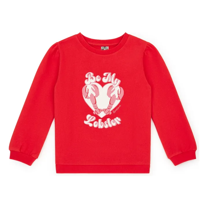 Bonton Sweat Smack Coton Bio | Rouge
