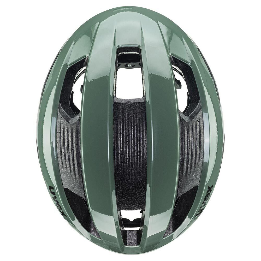 Uvex Rise Race Fietshelm Mosgroen/Zwart