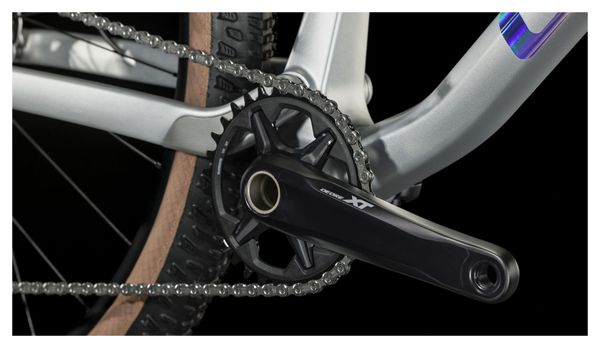 VTT Tout-Suspendu Cube AMS Zero99 C:68X Race 29 Shimano XT 12V 29'' Argent