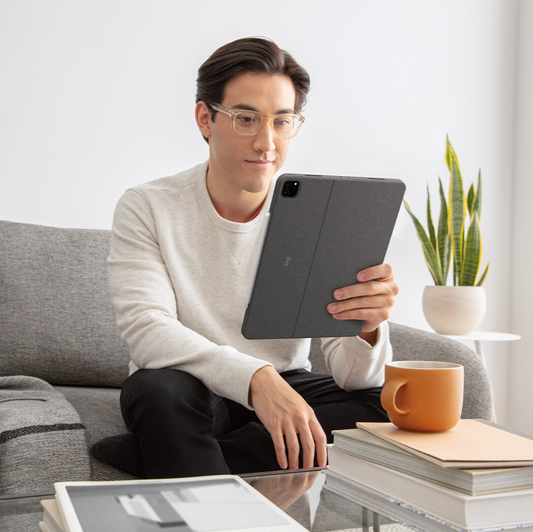 Logitech - Combo Touch Tastatur Cover Til iPad Pro 12,9