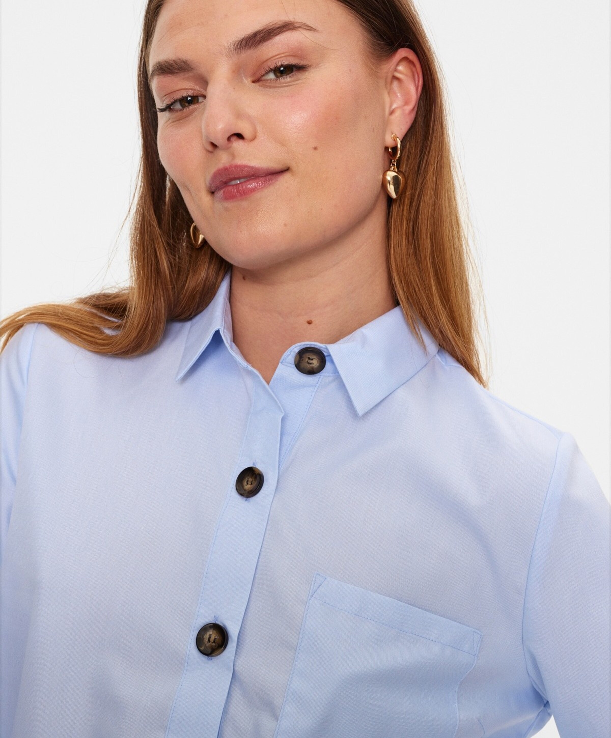 Freequent Dames blouse blauw