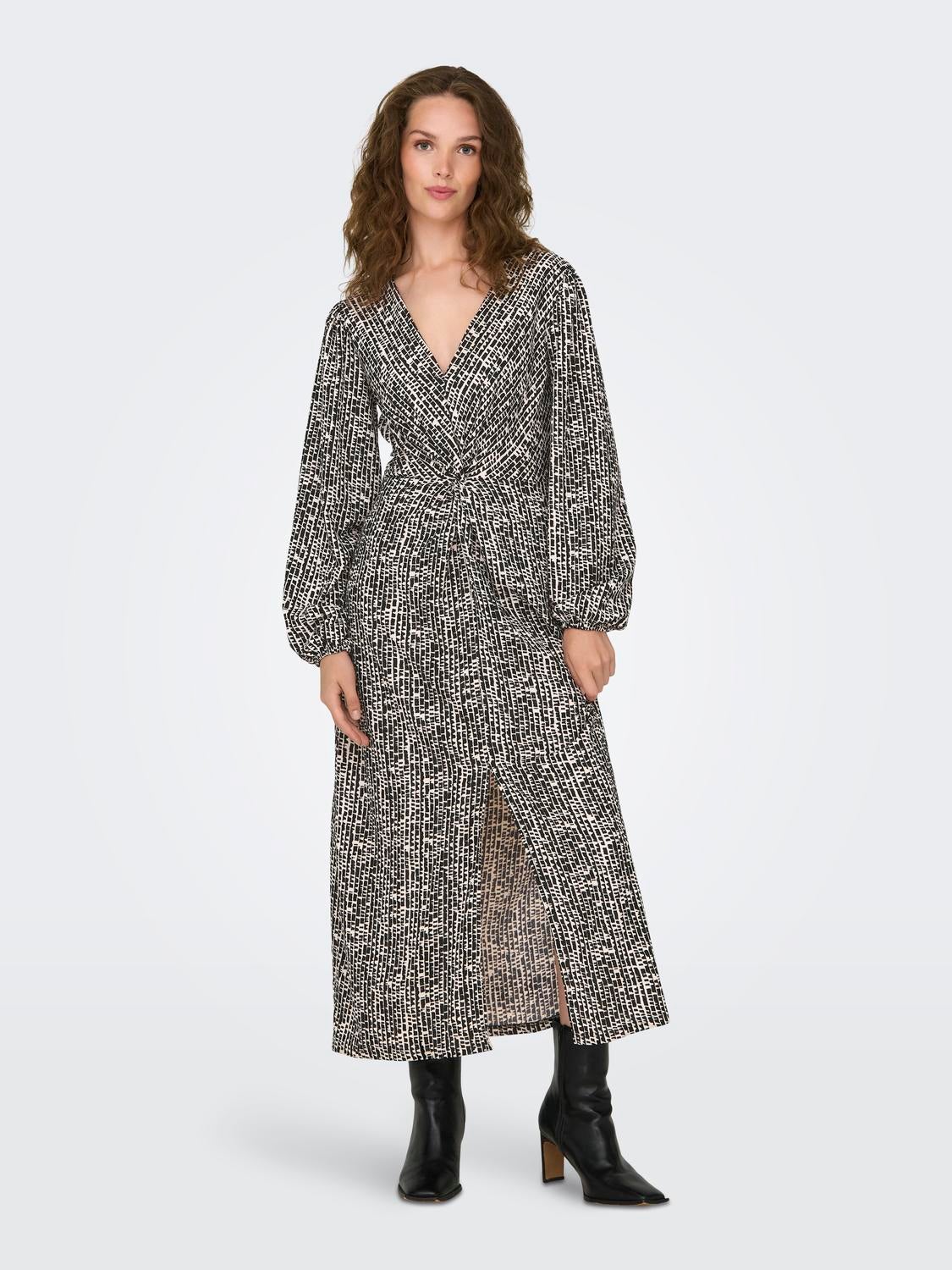 JDYJULIA Langes Kleid Eggnog