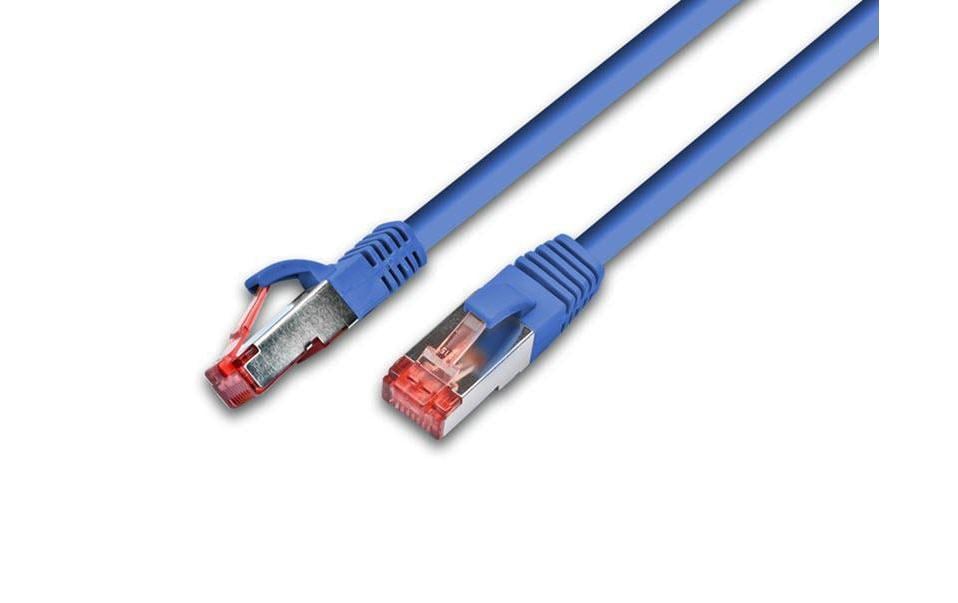 Patchkabel RJ-45 - RJ-45, Cat 5e, F/UTP, 2 m, BlauCat. 5e F/UTP-Patchkabel