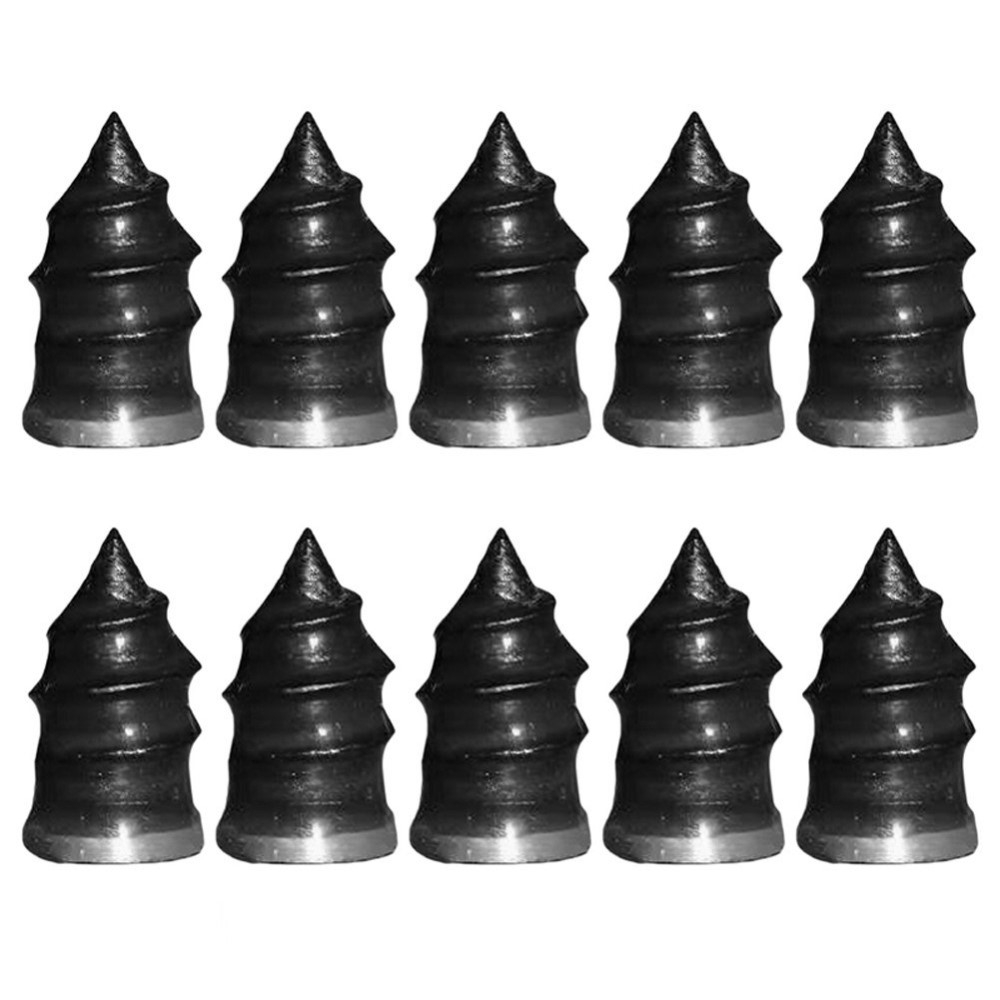 (10er Set) Notfall Reifenreperatur Kit Gummi Werkzeug für Auto / LKW / Motorrad / Roller / Velo - Schwarz