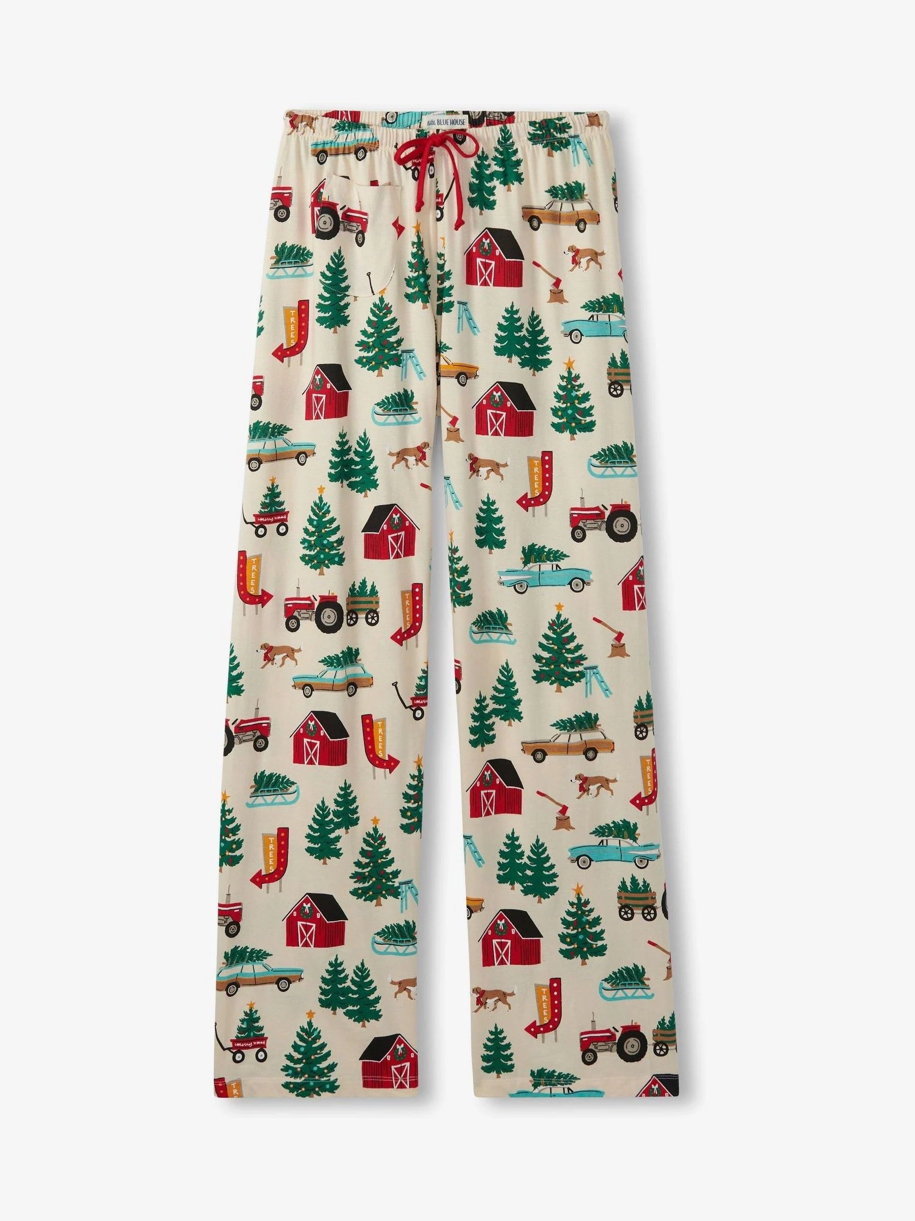 Hatley Natural Christmas Farm Pyjama Bottoms