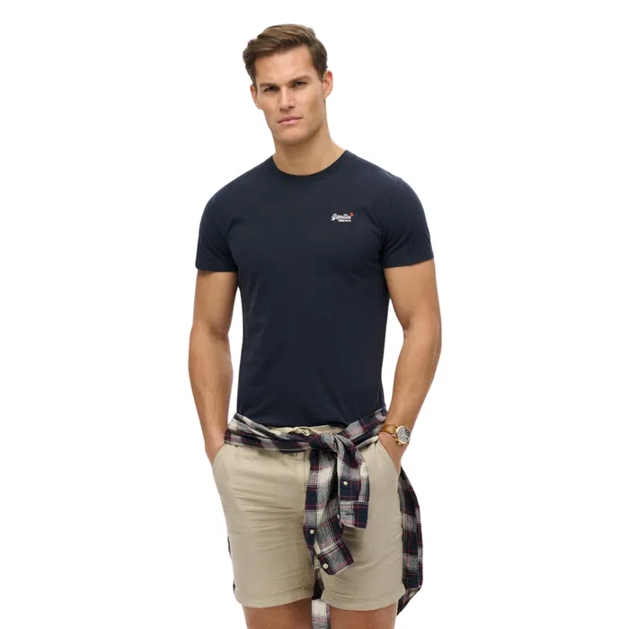 Superdry Essential Contrast Embossed Logo Shirt Heren