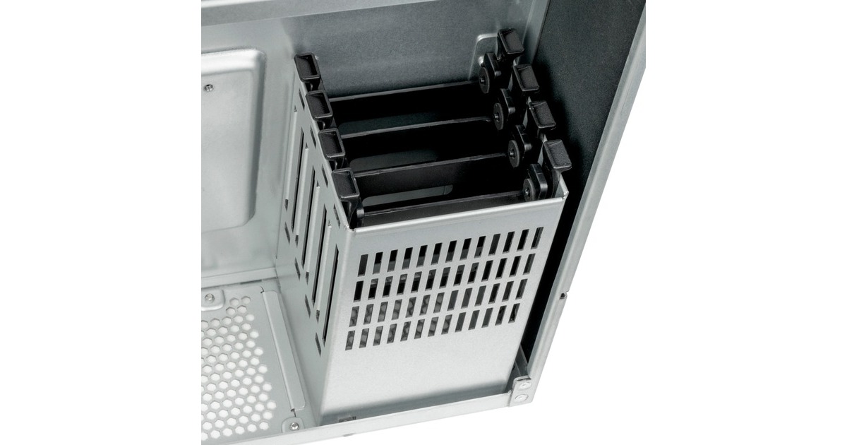 SilverStoneRM600 rack behuizing  (Zwart)