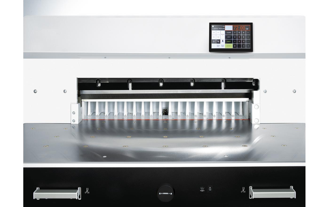 Falzmaschine 8335<br>4 Falzarten und Bandauslage