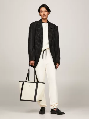 Bolsa tote Essential Contrast TH com monograma
