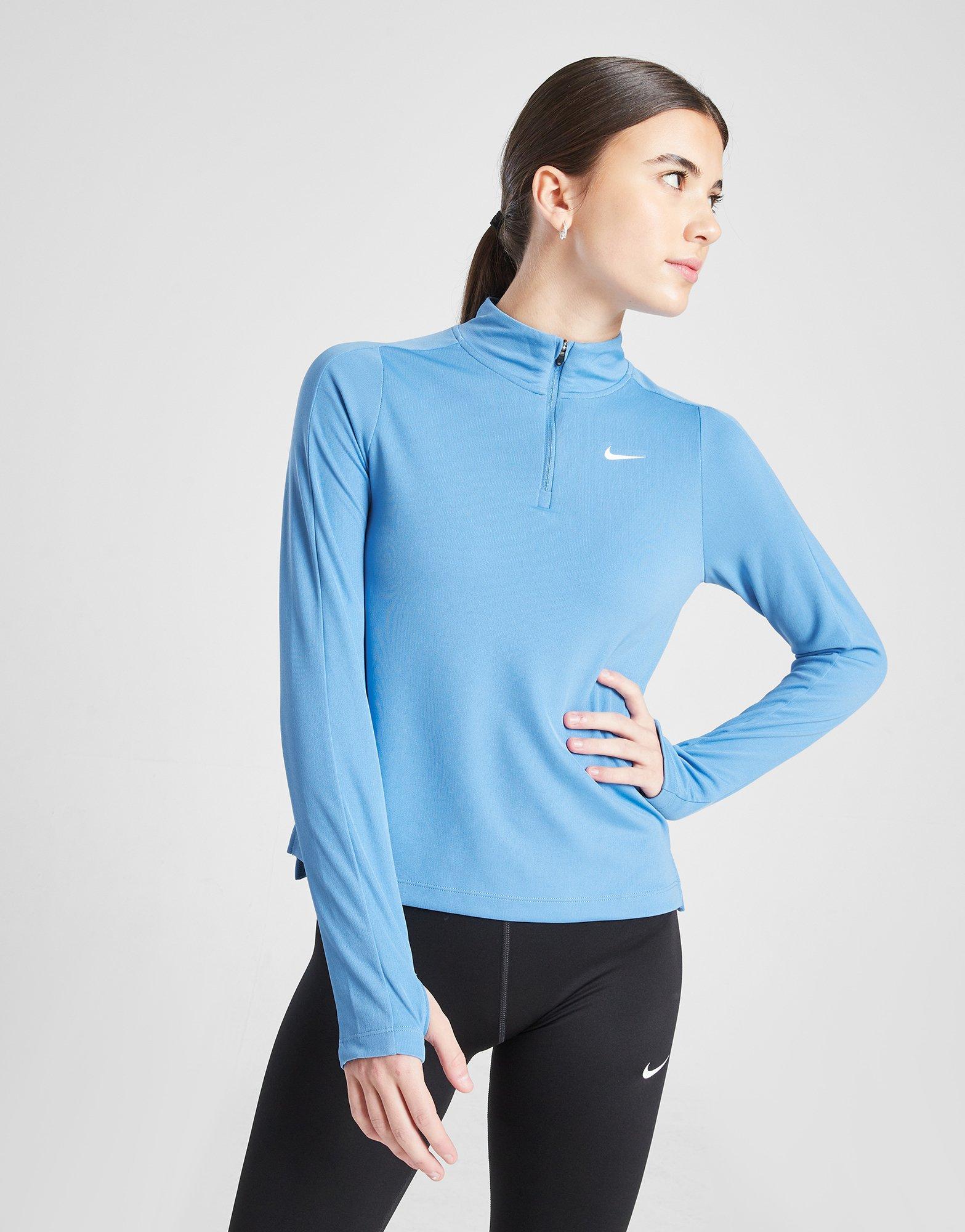 Nike Girls' Dri-FIT Long Sleeve 1/2 Zip Top Junior