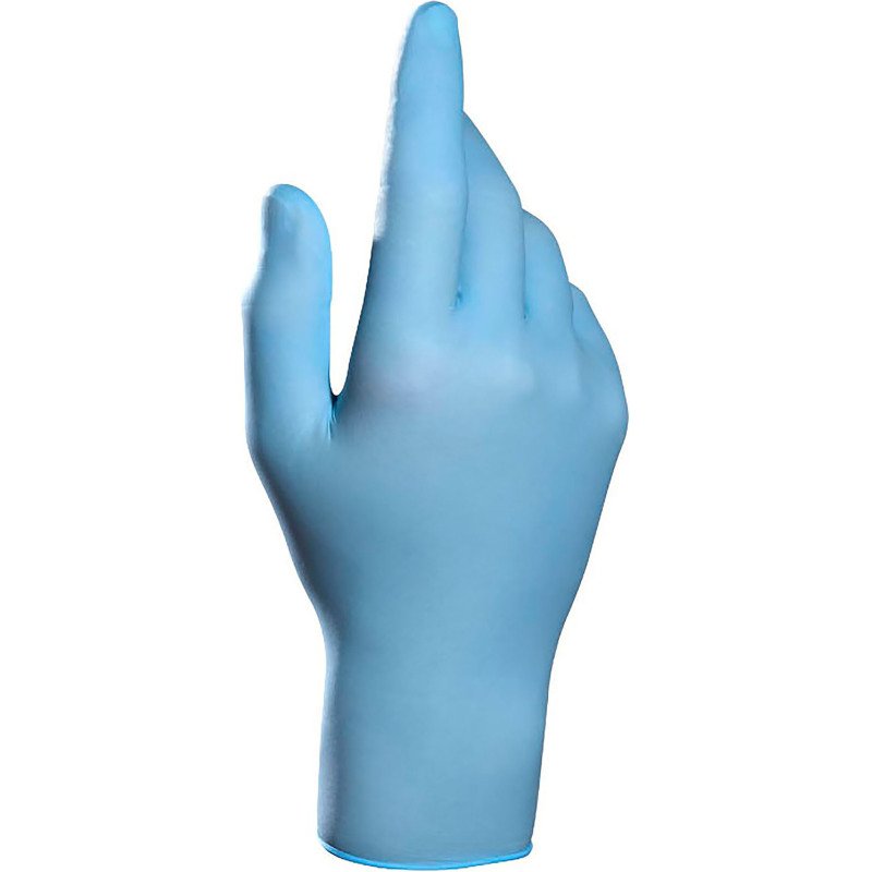 Gants jetables de protection chimique Mapa Solo Plus 967  vinyle non poudré - Boîte de 100 gants