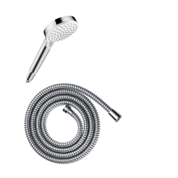 Hansgrohe douchekop Crometta handdouche met doucheslang 2 standen Chroom
