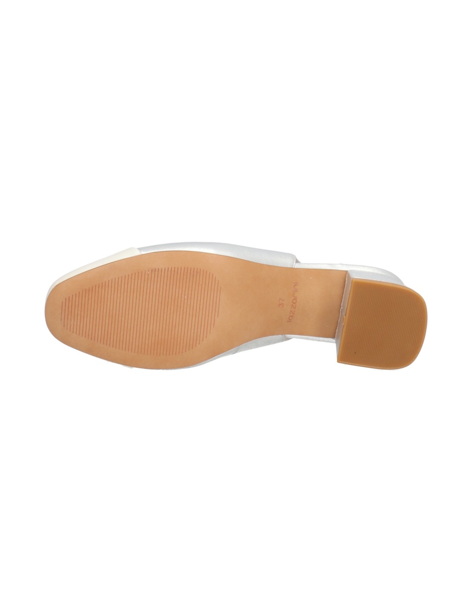 Glattleder Slingpumps