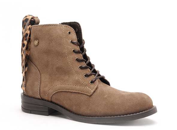 Margarita mariotti boots bottine plates femme punk velours marron