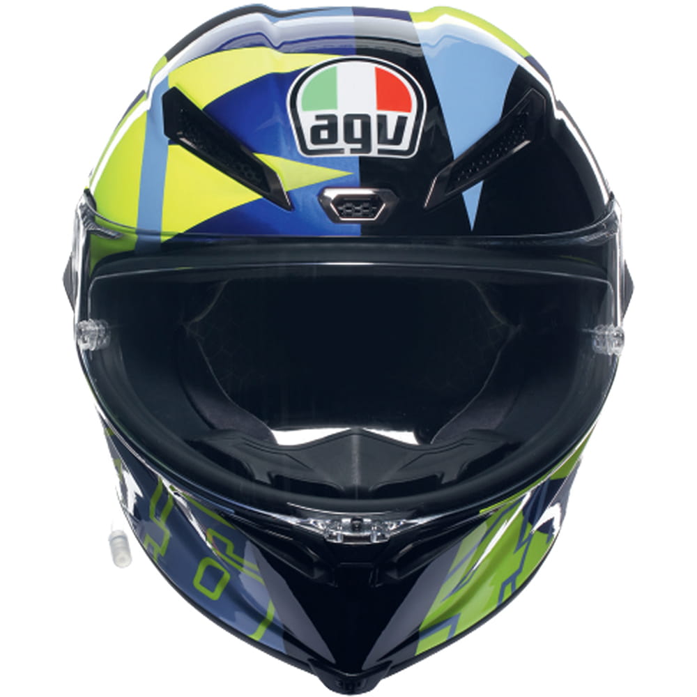 AGV - Casque Pista GP RR Soleluna 2022 Bleu / Jaune
