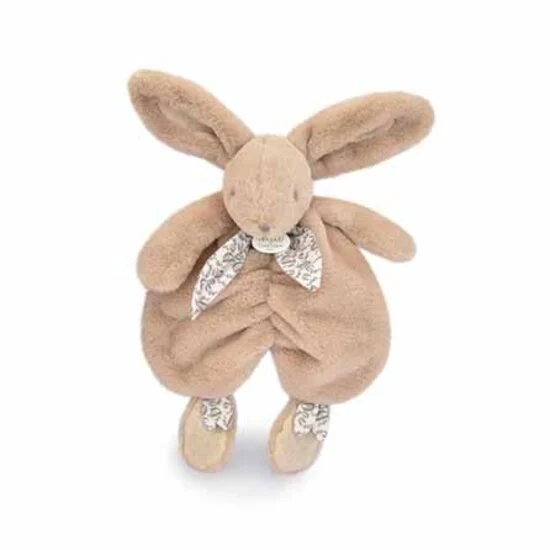Doudou plat Lapin DOUDOU®   Beige Sable        de               Doudou et Compagnie