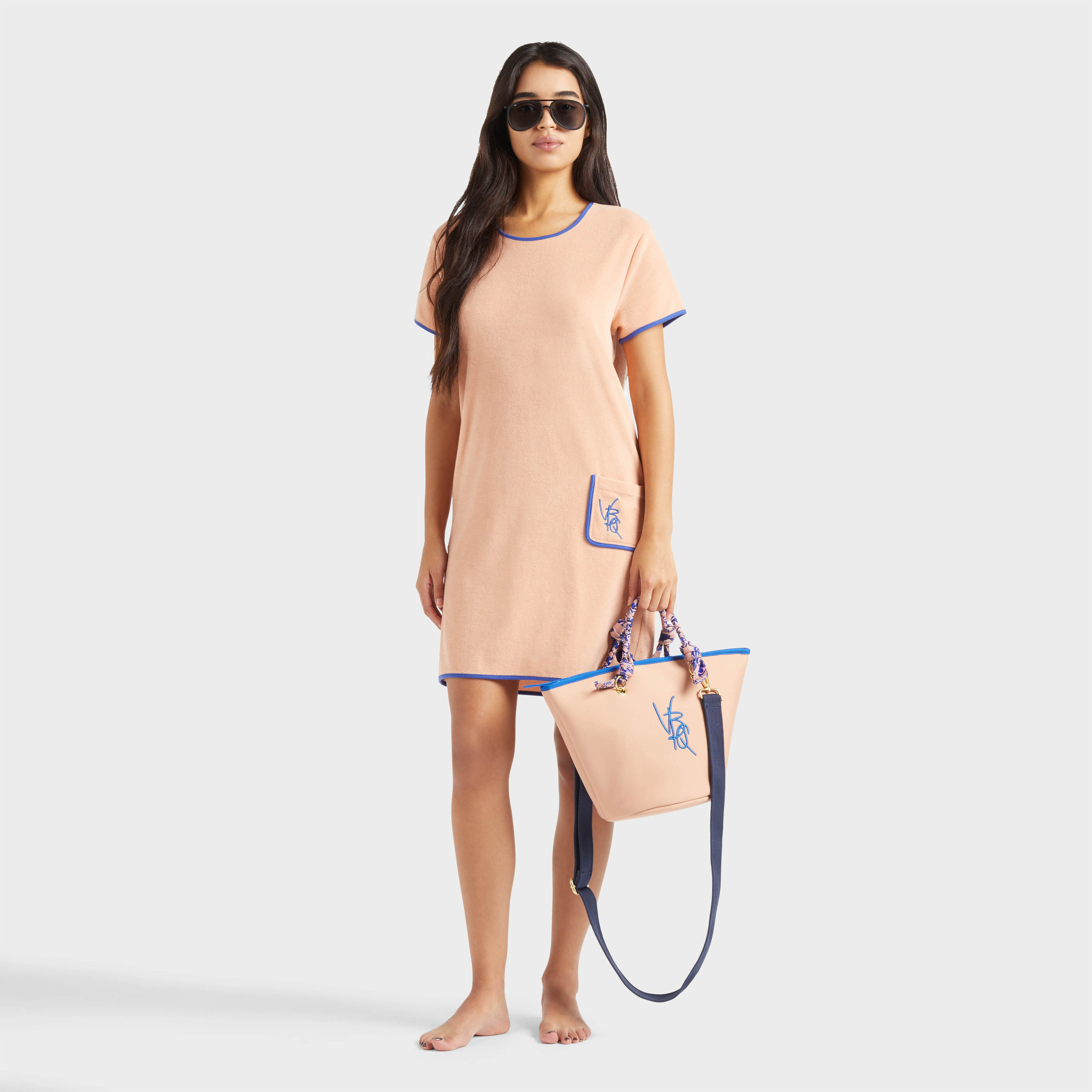 Robe en éponge femme VBQ Line