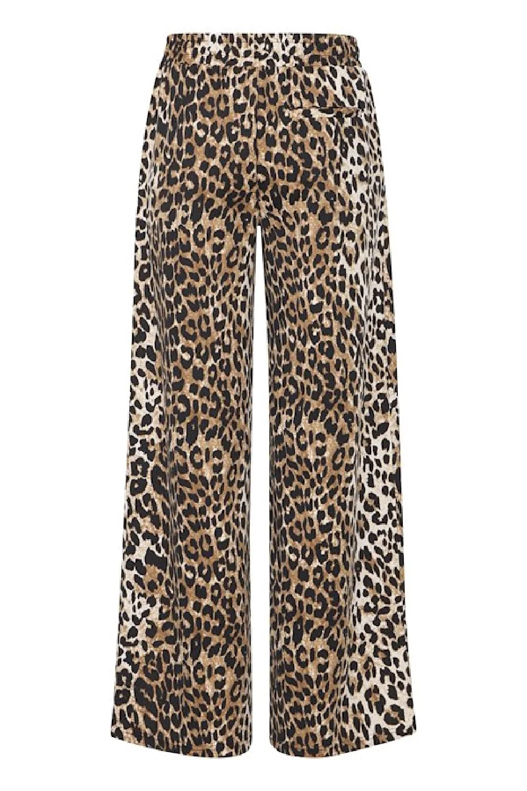 Ichi Ixkate Leop Wide Long Pant