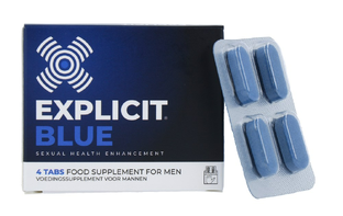Explicit Blue Erectiepillen 2-pack 4x4ST