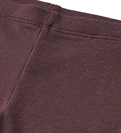 Wheat Leggings - Rib - Maddy - Eggplant