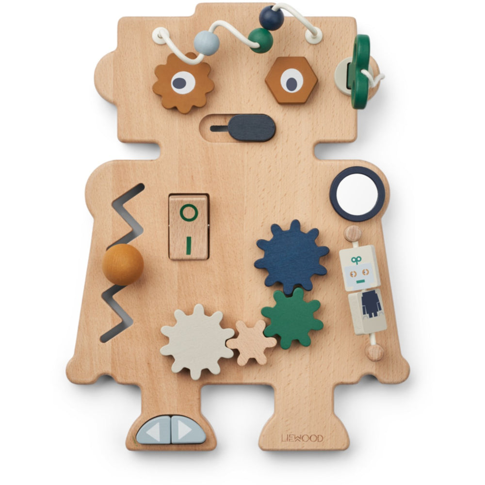 Køb LIEWOOD Indigo Blue Multi Mix Carola Robot Aktivitetstavle