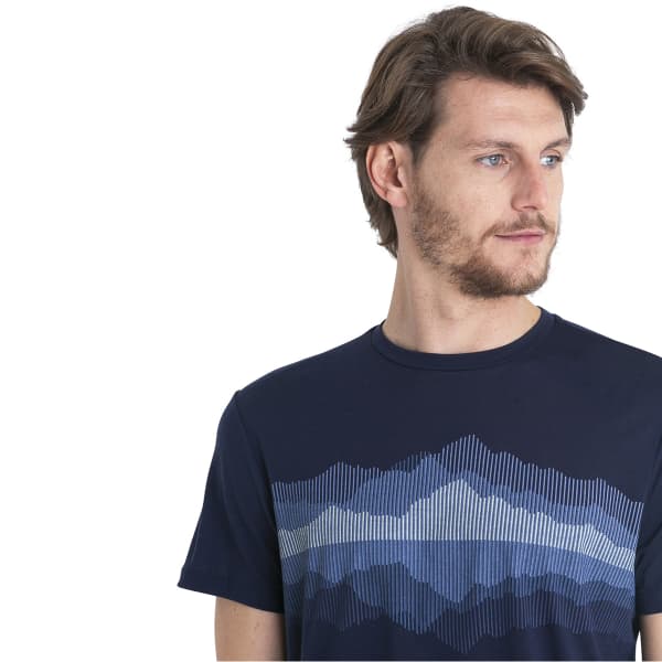 T-shirt randonnée ICEBREAKER M MERINO CORE SS TEE COOK REFLECTED MIDNIGHT NAVY
