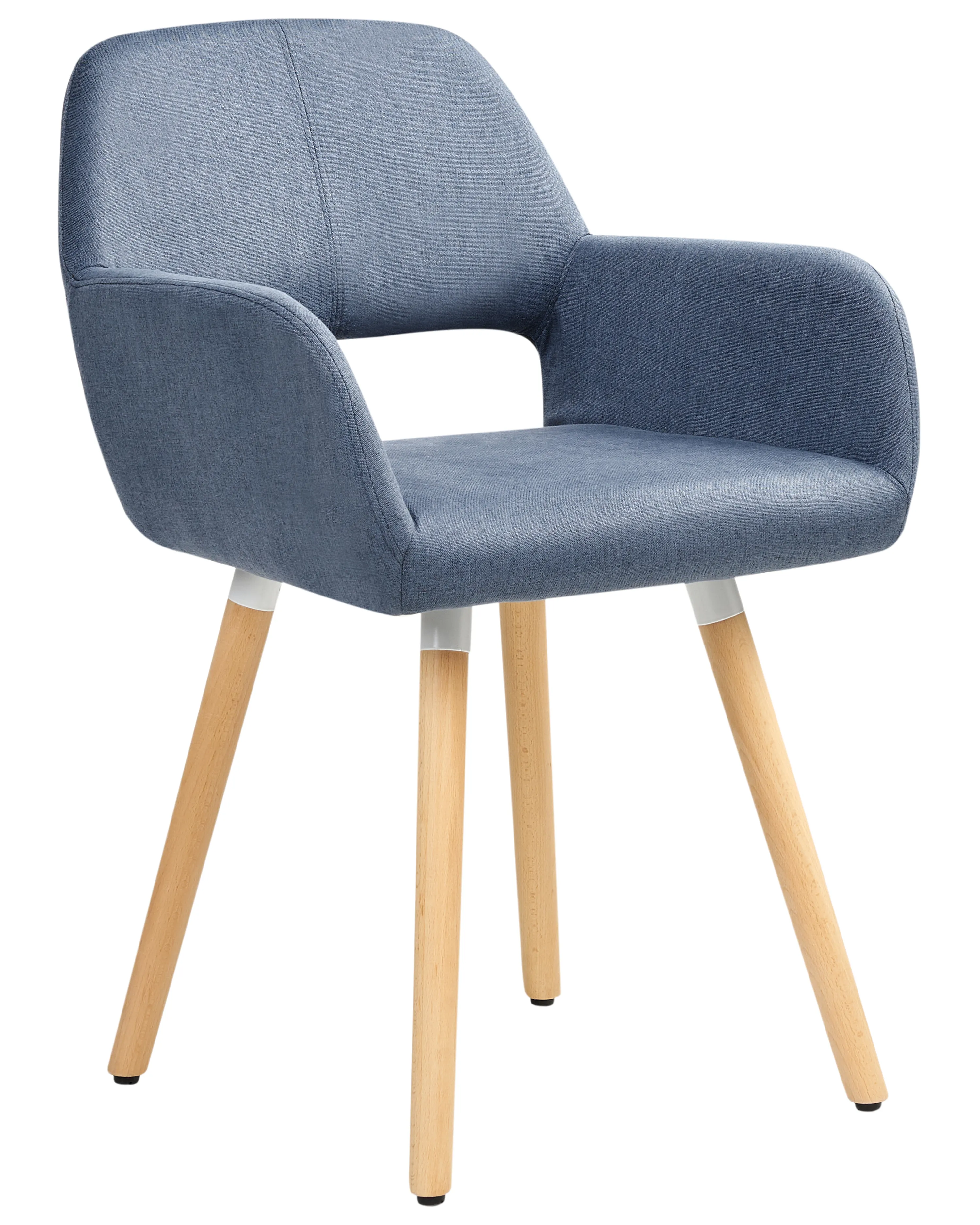Set van 2 eetkamerstoelen CHICAGO Stof Marineblauw