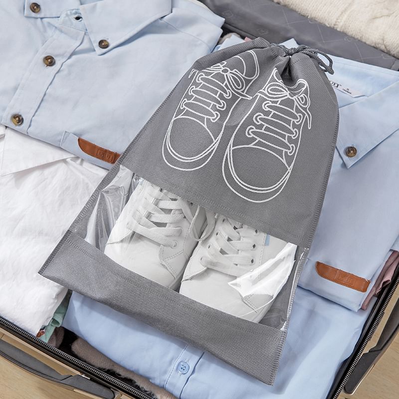 Sabam - Set van 5: Reistas met trekkoord voor schoenen (verschillende designs)