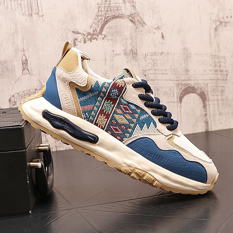 Mr Ozera - Patchwork veterschoenen