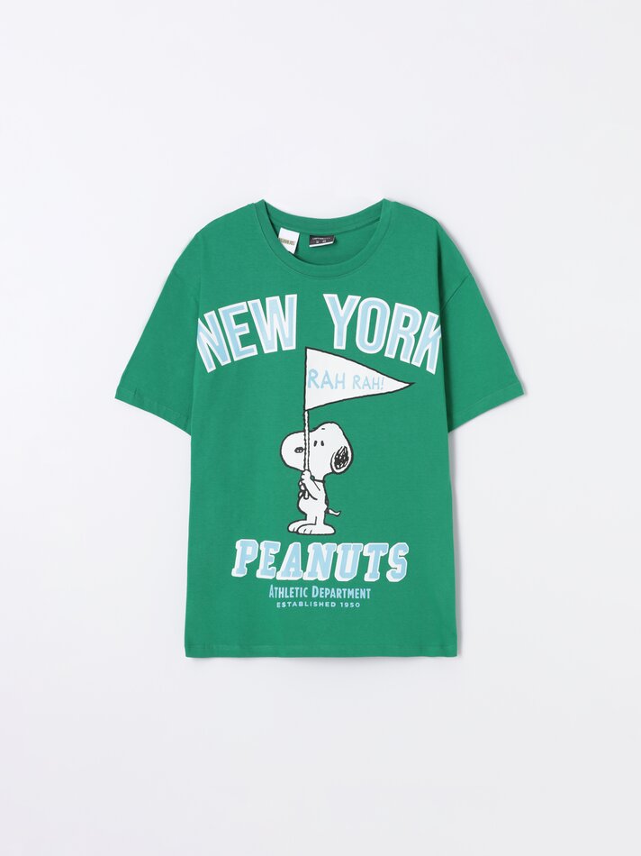 Camiseta estampada Snoopy Peanuts™ - Verde