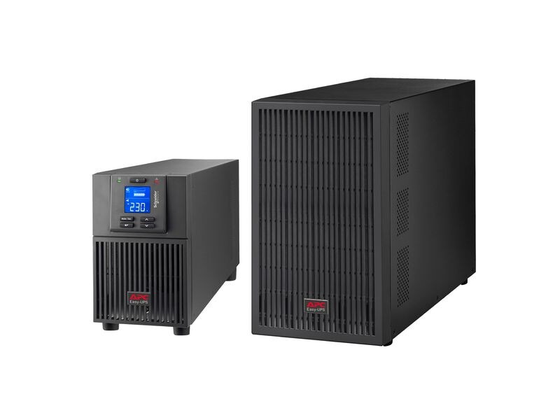 APC USV SRV2KIL-E 2000 VA / 1800 W Inkl. externer Akkupack APC Easy UPS On-Line, 2000VA/1800W, Tower, 230V, 4x IEC C13 Ausgänge, Intelligenter Kartensteckplatz, LCD, verlängerte Laufzeit