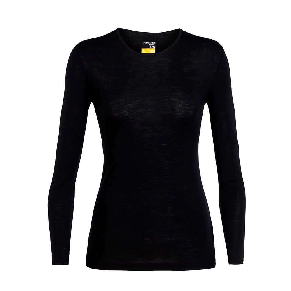 Icebreaker 175 EVERYDAY MERINO - Sous-couche Femme black