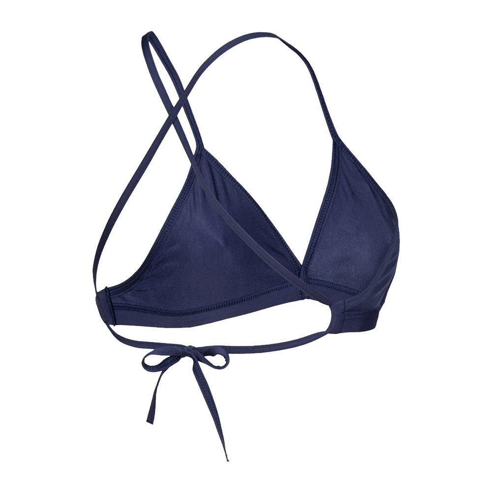 Arena TEAM TIE BACK SOLID - Haut de bikkini Femme navy/white