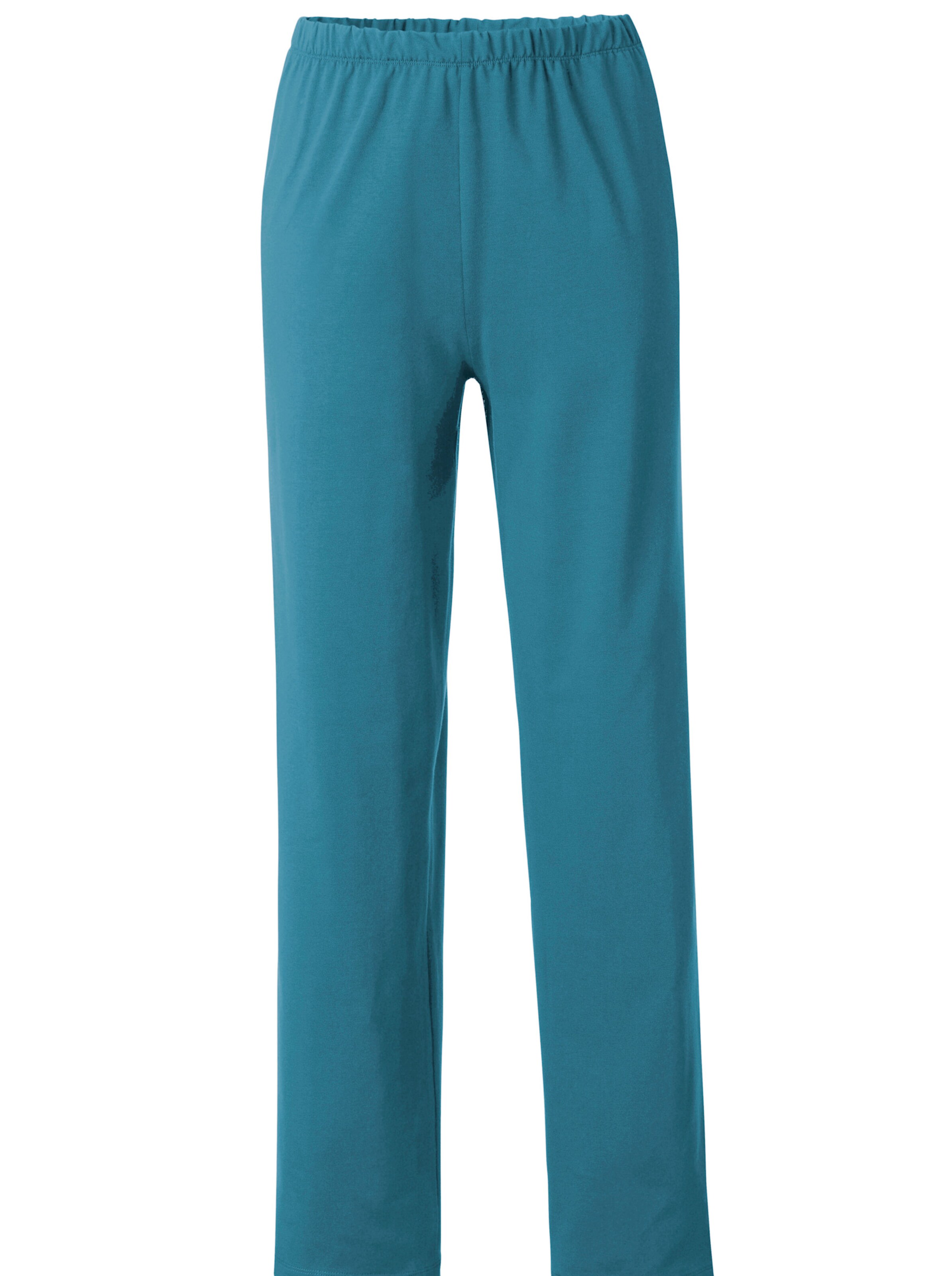 feel good Hosen in petrol + taupe