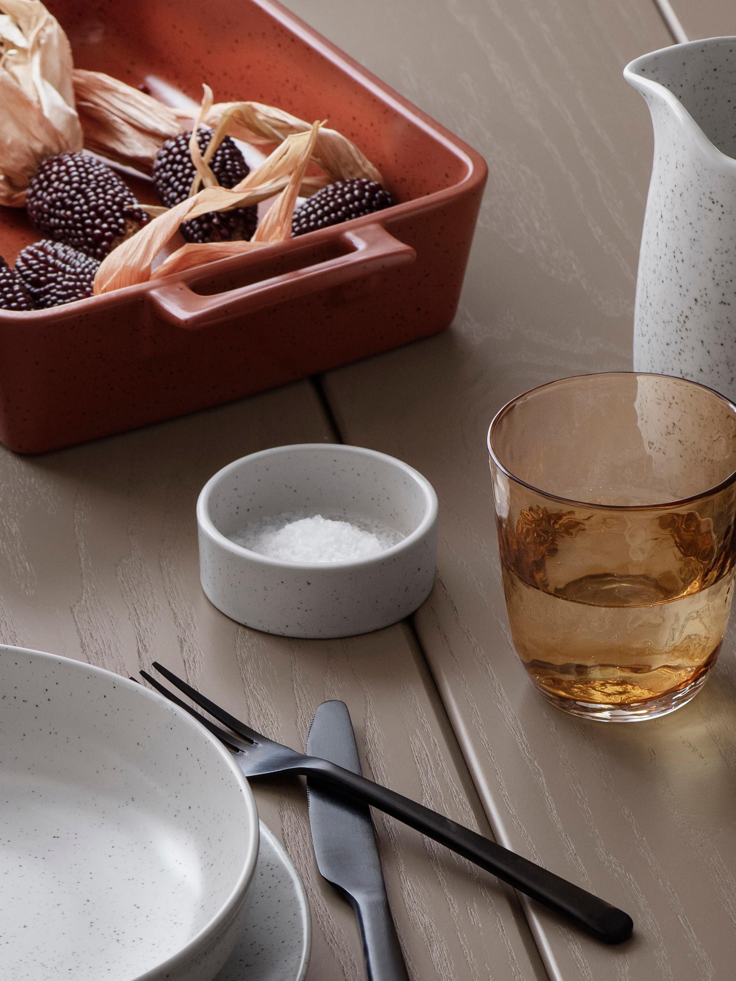 Handgemaakte dipschalen Nordic Vanilla, 4-delig