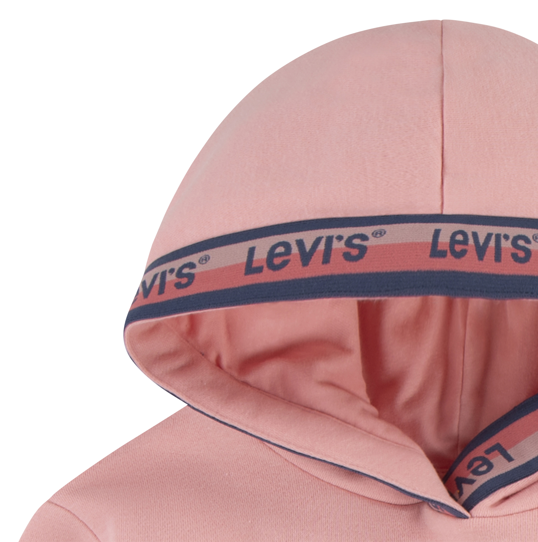 Sweat à capuche en coton mélangé | Rose