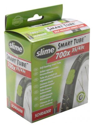 CHAMBRE A AIR VELO 700 x 35-43 SLIME VALVE STANDARD AVEC LIQUIDE ANTI-CREVAISON